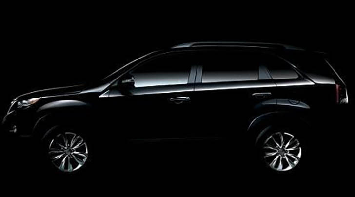 2010 Kia Sorento Teaser Image Released