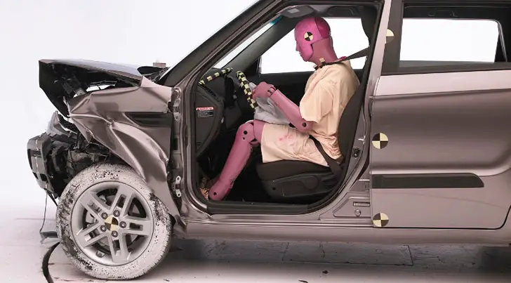 Kia Soul crash test pictures