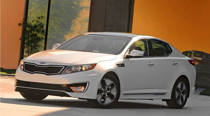 Kia Optima hybrid car pricing