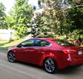 Crimson Red 2014 Kia Forte EX In Manistee, Michigan + Pictures