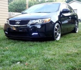 Ebony Black Kia Forte 4-Door Sedan Tuning (With Photos)