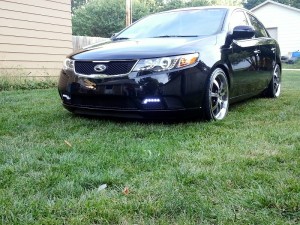 Ebony Black Kia Forte