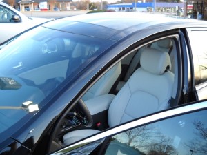 Image Of Kia Cadenza Black White Interior