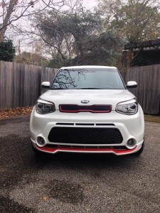 Red Bumper Inserts Kia Soul