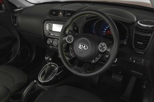 Interior of new Kia Soul