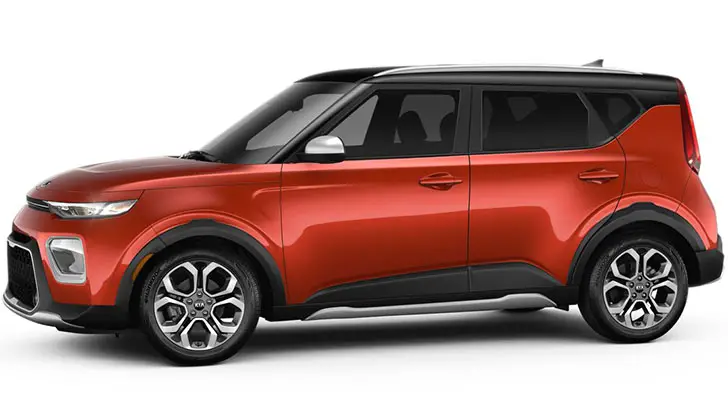 Kia Soul X-Line in orange color