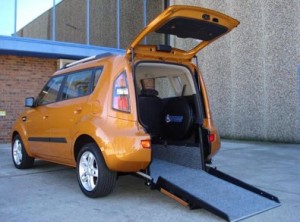 Kia Soul wheelchair accessible car