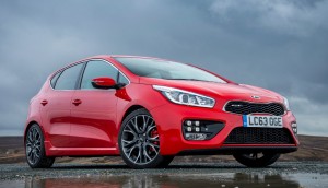 Kia cee'd GT red color