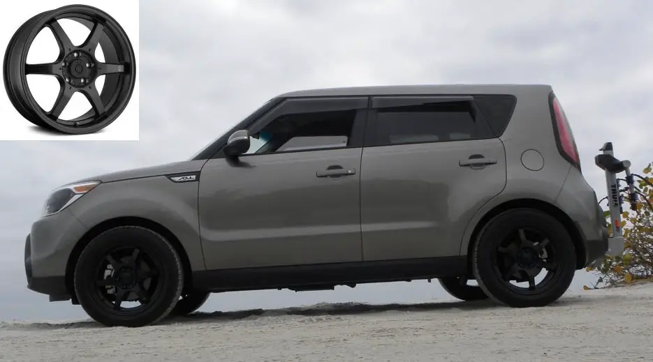 Kia Soul with Konig Backbone alloys