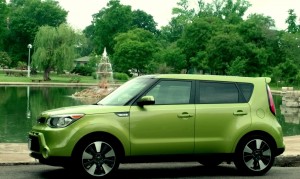 Green Kia Soul