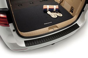 Kia Sedona Carpeted Trunk Cargo Mat