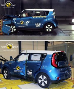 Kia Soul EV safety photos