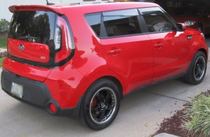 Kia Soul Inferno Red