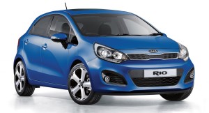 Kia Rio Electronic Blue