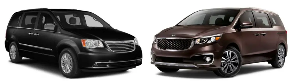 Kia vs. Chrysler minivan