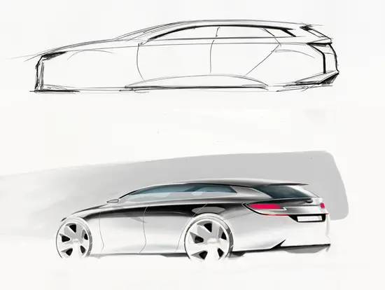 Concept car sketch