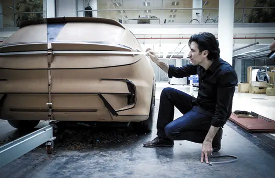Clay model concept car
