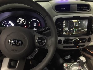 2016 Soul EV instrument panel