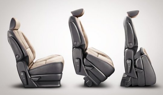 Kia Sedona slide-n-stow seats