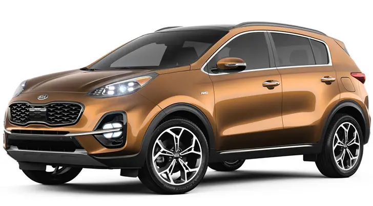 Pictures Of Kia Sportage In Burnished Copper Color