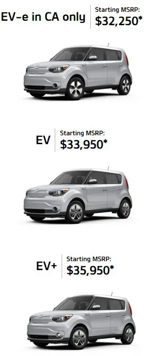 2017 Kia Soul EV Pricing