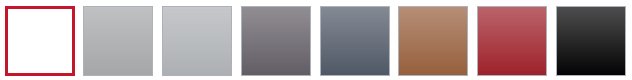 Available paint shades on the new Kia Sportage SUV. 8 different exterior colors are available.