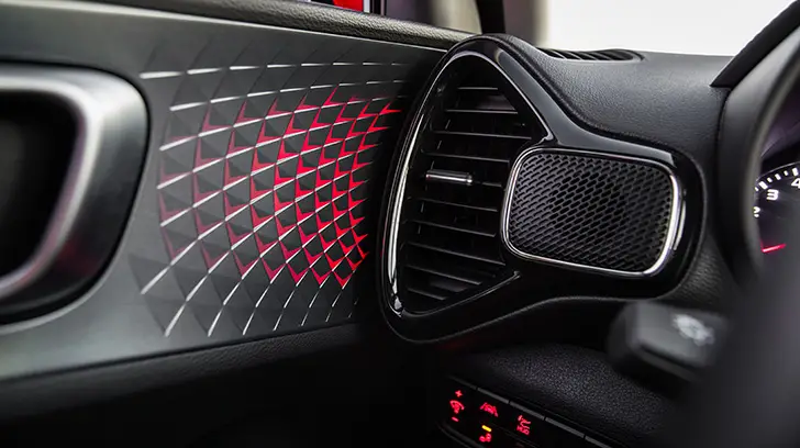 New Kia Soul speaker lighting system