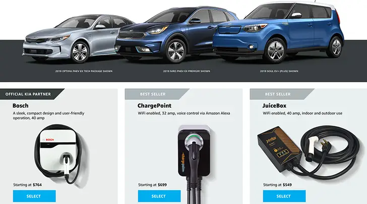 Kia Partners With Amazon to Sell & Install EV Chargers For Homes