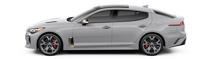 Kia Stinger in Ceramic Silver color