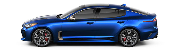 Kia Stinger Micro Blue Pearl color