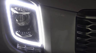 Kia Telluride @ night: different kinds of LEDs