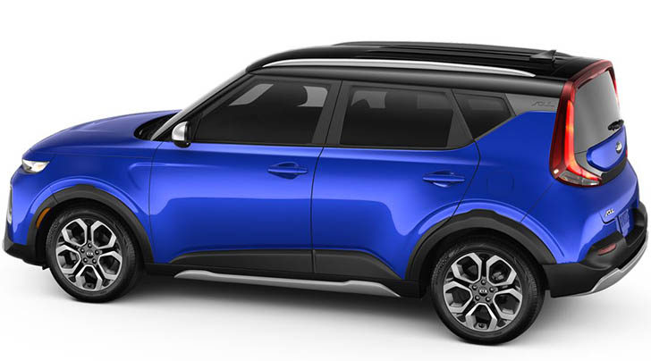 Kia Soul 2-tone: Neptune Blue / Cherry Black