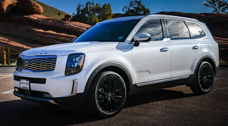 Kia Telluride Looks Superb In White Color