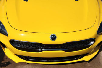 Kia Stinger with E logo