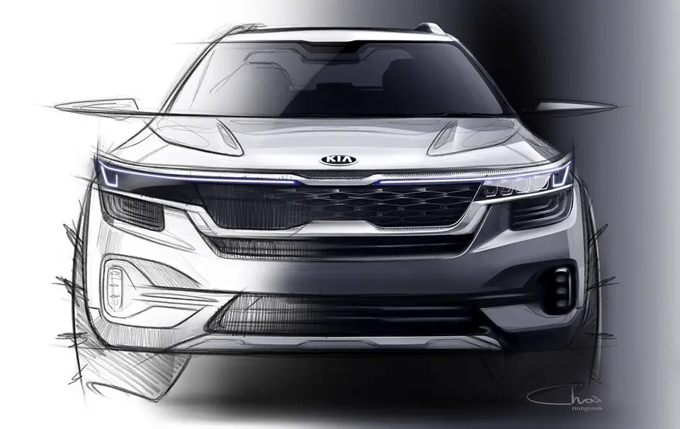 2020 Kia Tusker Teased In Sketches