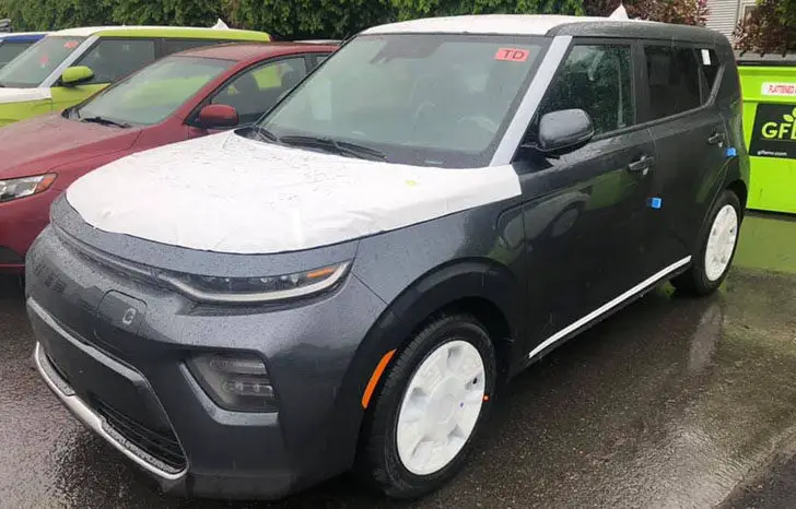 Kia Soul EV in dark gray color