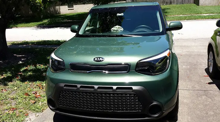 Kia Soul Kale Green color