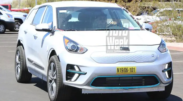 Genesis electric SUV spy shots