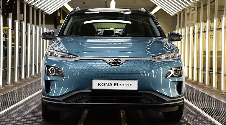 Hyundai Kona EV Production Starts In Europe
